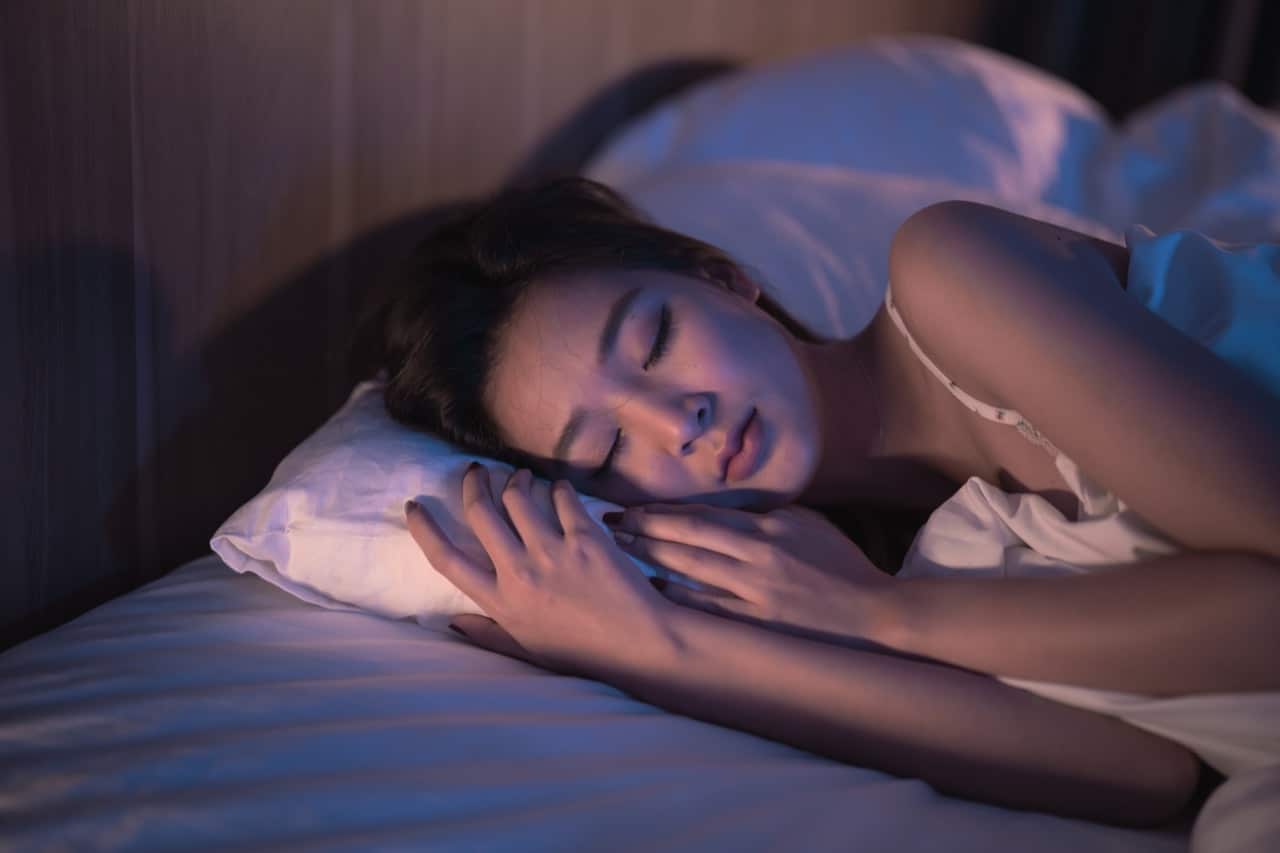 woman sleeping